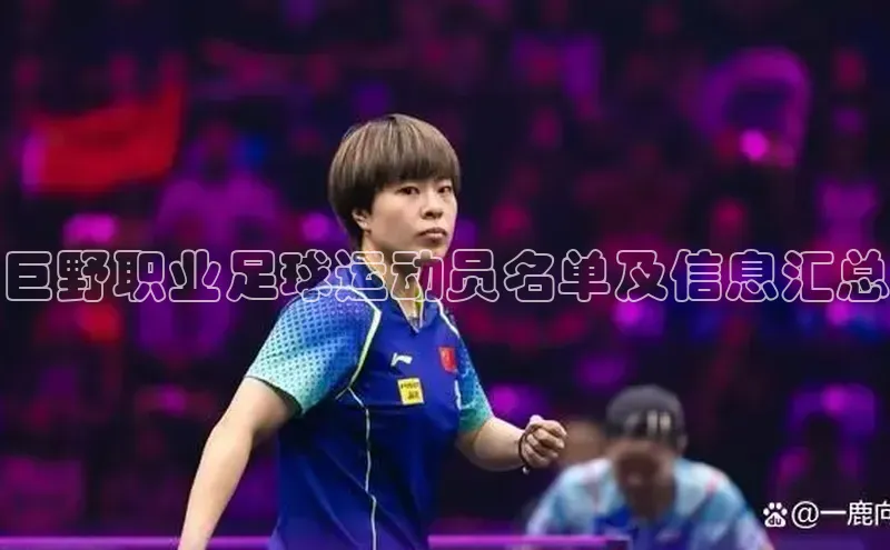 杏盛娱乐官网彩讯股份巨野职业足球运动员名单及信息汇总